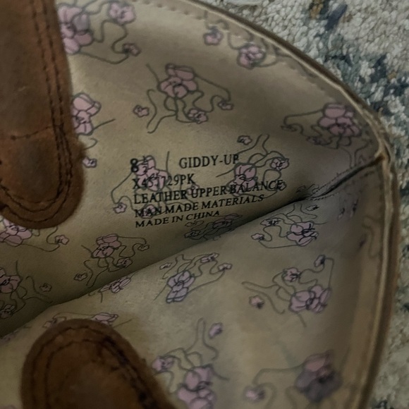 Roxy “Giddy Up” Brown Cowboy Boots – Leather Upper, Suede-Look Size 8 1/2 - Picture 6 of 8